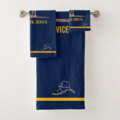 Alaska Dog Sled Postal Carrier Bad Handdoek (Insitu)