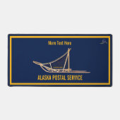 Alaska Dog Sled Postal Carrier Bureaumat (Voorkant)