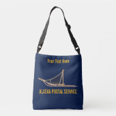 Alaska Dog Sled Postal Carrier Crossbody Tas (Achterkant)