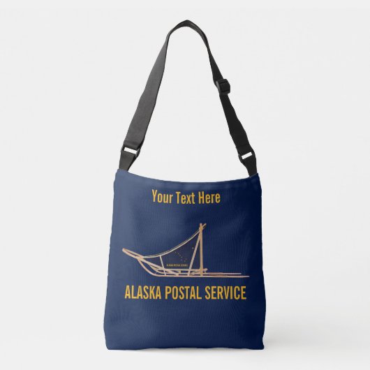 Alaska Dog Sled Postal Carrier Crossbody Tas (Voorkant)