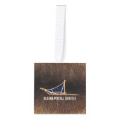 Alaska Dog Sled Postal Carrier Decoratie (Voorkant)