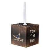 Alaska Dog Sled Postal Carrier Decoratie (Achter hoekig)