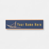 Alaska Dog Sled Postal Carrier Deurbordje (Voorkant)