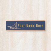 Alaska Dog Sled Postal Carrier Deurbordje (Voorkant)