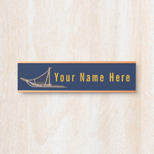 Alaska Dog Sled Postal Carrier Deurbordje