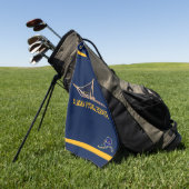 Alaska Dog Sled Postal Carrier Golfhanddoek (Groen)