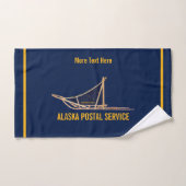 Alaska Dog Sled Postal Carrier Handdoek (Handdoek)