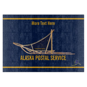 Alaska Dog Sled Postal Carrier Snijplank