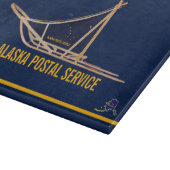 Alaska Dog Sled Postal Carrier Snijplank (Hoek)