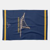 Alaska Dog Sled Postal Carrier Theedoek (Horizontaal)