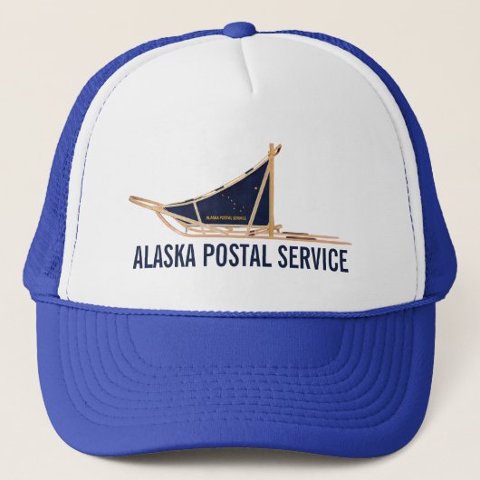 Alaska Dog Sled Postal Carrier Trucker Pet (Voorkant)