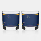 Alaska Dog Sled Postal Carrier Whisky Glas (Links)