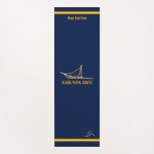 Alaska Dog Sled Postal Carrier Yogamat (Voorkant)