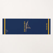 Alaska Dog Sled Postal Carrier Yogamat (Voorkant (horizontaal))