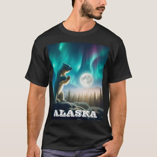 Alaska door Coolbearstuff.com T-shirt (Voorkant)