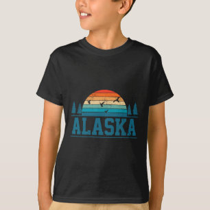 Alaska Ducks gans Hunting Hunt Retro Gift T-shirt