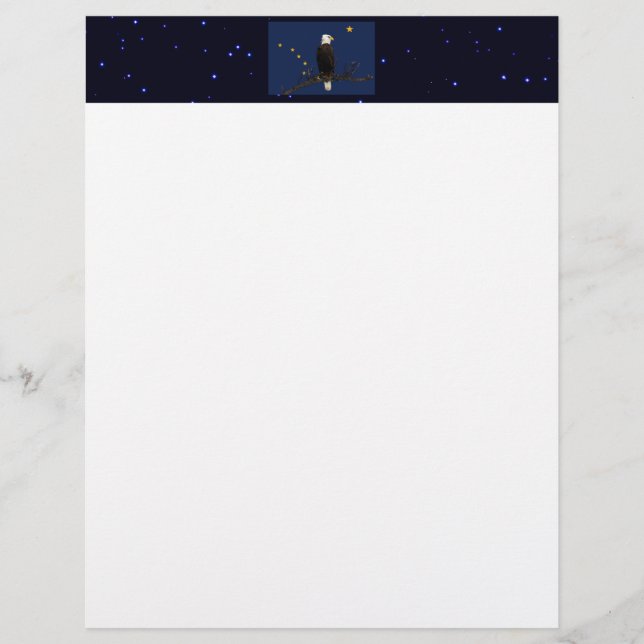 Alaska Eagle en Flag (Voorkant)