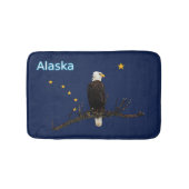 Alaska Eagle en Flag Badmat (Voorkant)