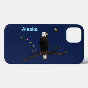 Alaska Eagle en Flag Case-Mate iPhone Case