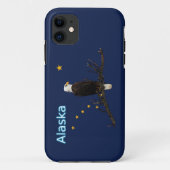 Alaska Eagle en Flag Case-Mate iPhone Case (Achterkant)