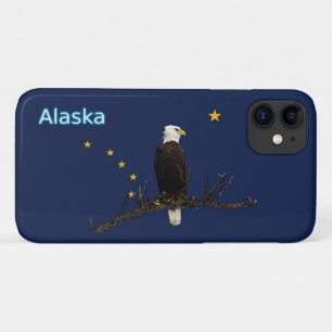 Alaska Eagle en Flag Case-Mate iPhone Case