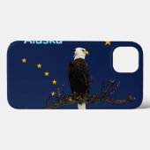 Alaska Eagle en Flag Case-Mate iPhone Case (Achterkant (horizontaal))