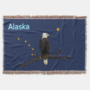 Alaska Eagle en Flag Deken