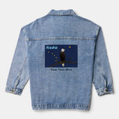 Alaska Eagle en Flag Denim Jacket (Achterkant)