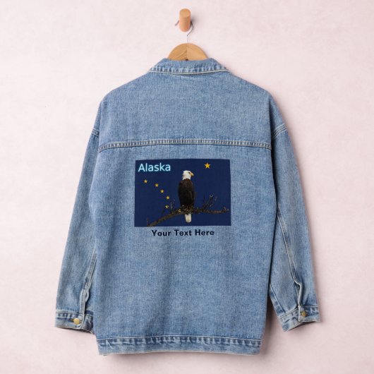 Alaska Eagle en Flag Denim Jacket (Hangar)