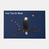 Alaska Eagle en Flag Deurmat (Voorkant)