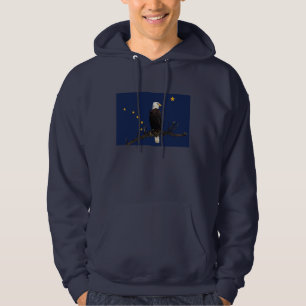 Alaska Eagle en Flag Hoodie