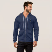 Alaska Eagle en Flag Hoodie (Voorkant volledig)