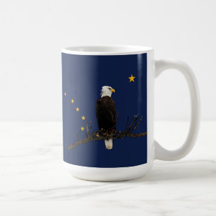 Alaska Eagle en Flag Koffiemok