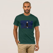 Alaska Eagle en Flag T-shirt (Voorkant volledig)