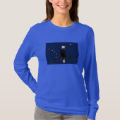 Alaska Eagle en Flag T-shirt (Voorkant)