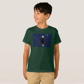 Alaska Eagle en Flag T-shirt (Voorkant volledig)