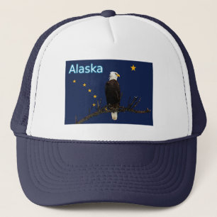 Alaska Eagle en Flag Trucker Pet
