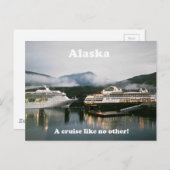 Alaska, een cruise als geen ander! briefkaart (Voorkant / Achterkant)