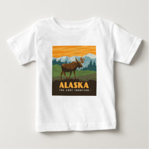 Alaska eland aan de grens