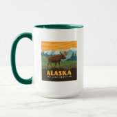 Alaska | eland aan de grens mok (Links)