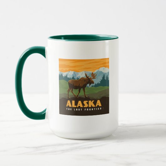 Alaska | eland aan de grens mok (Links)