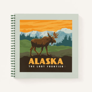 Alaska   eland aan de grens notitieboek
