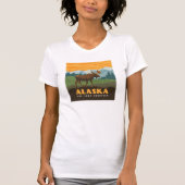 Alaska | eland aan de grens t-shirt (Voorkant)