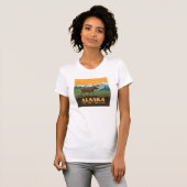 Alaska | eland aan de grens t-shirt (Voorkant volledig)