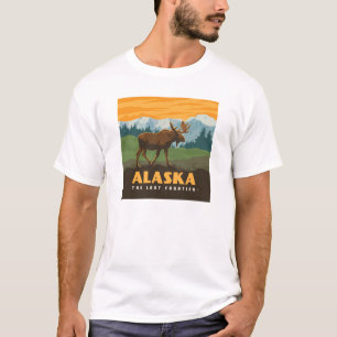Alaska   eland aan de grens t-shirt