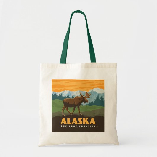 Alaska | eland aan de grens tote bag (Voorkant)