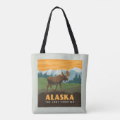 Alaska | eland aan de grens tote bag (Achterkant)
