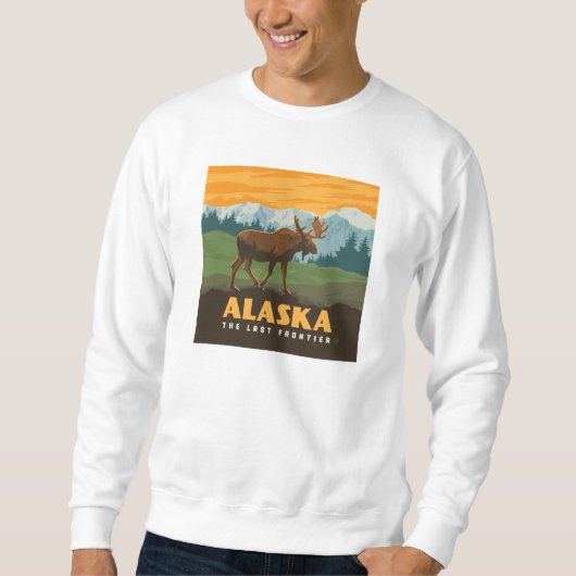 Alaska | eland aan de grens trui (Voorkant)