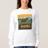 Alaska | eland aan de grens trui (Voorkant)