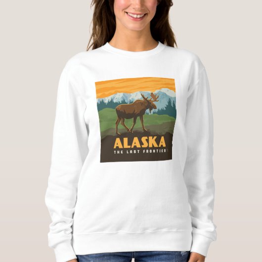 Alaska | eland aan de grens trui (Voorkant)